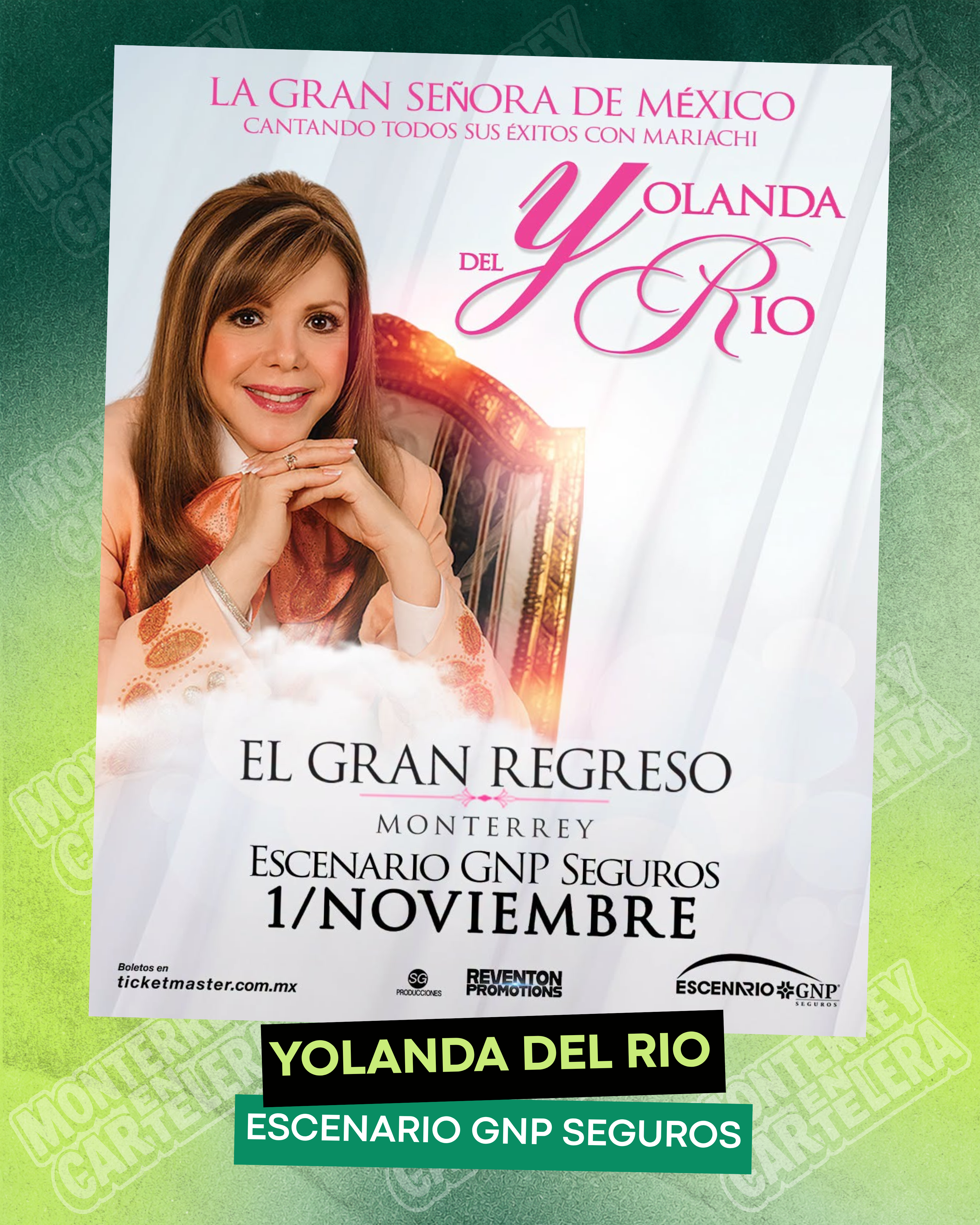 Yolanda del Río regresa a Monterrey 🎺🎻