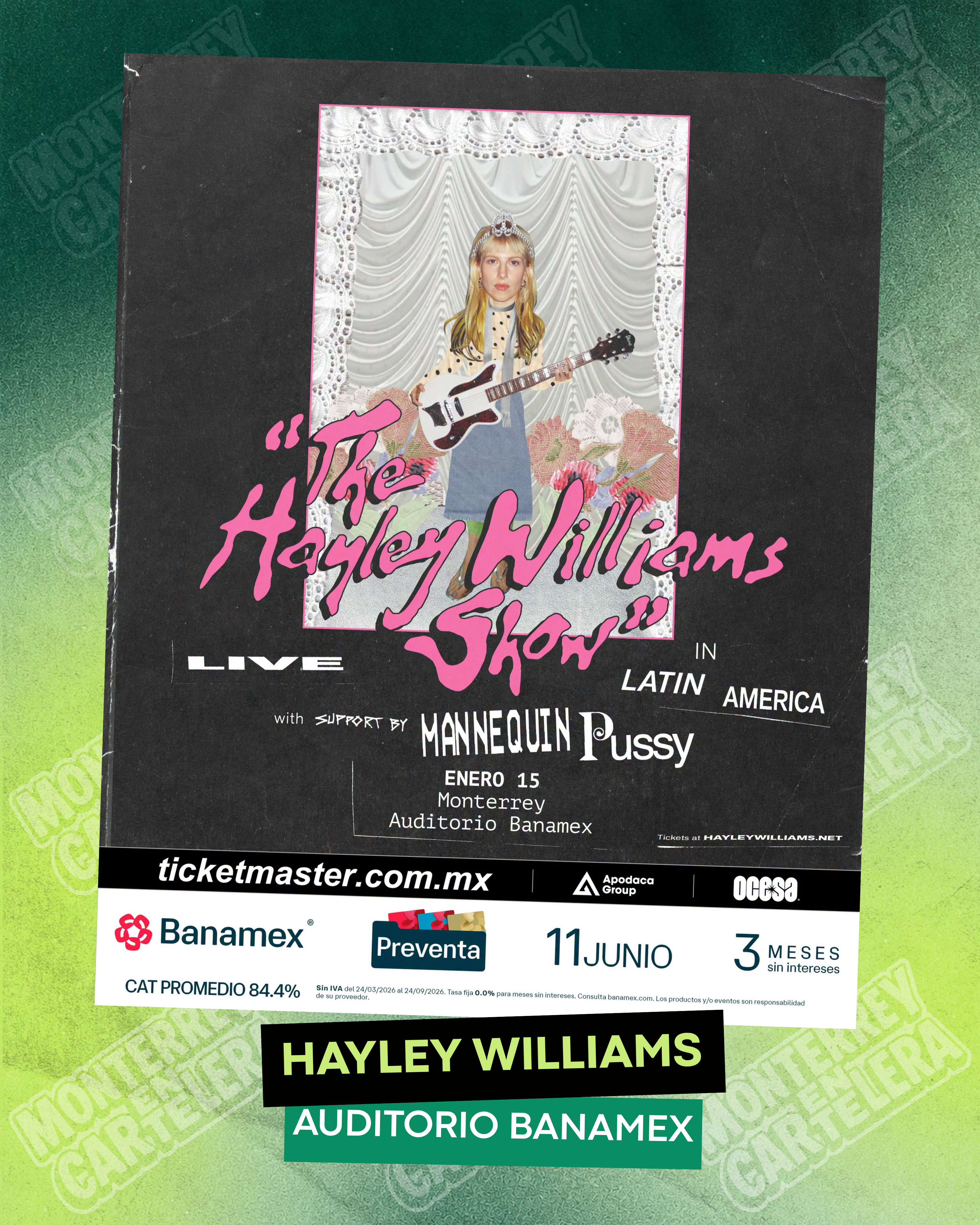 Hayley Williams en Monterrey ✨