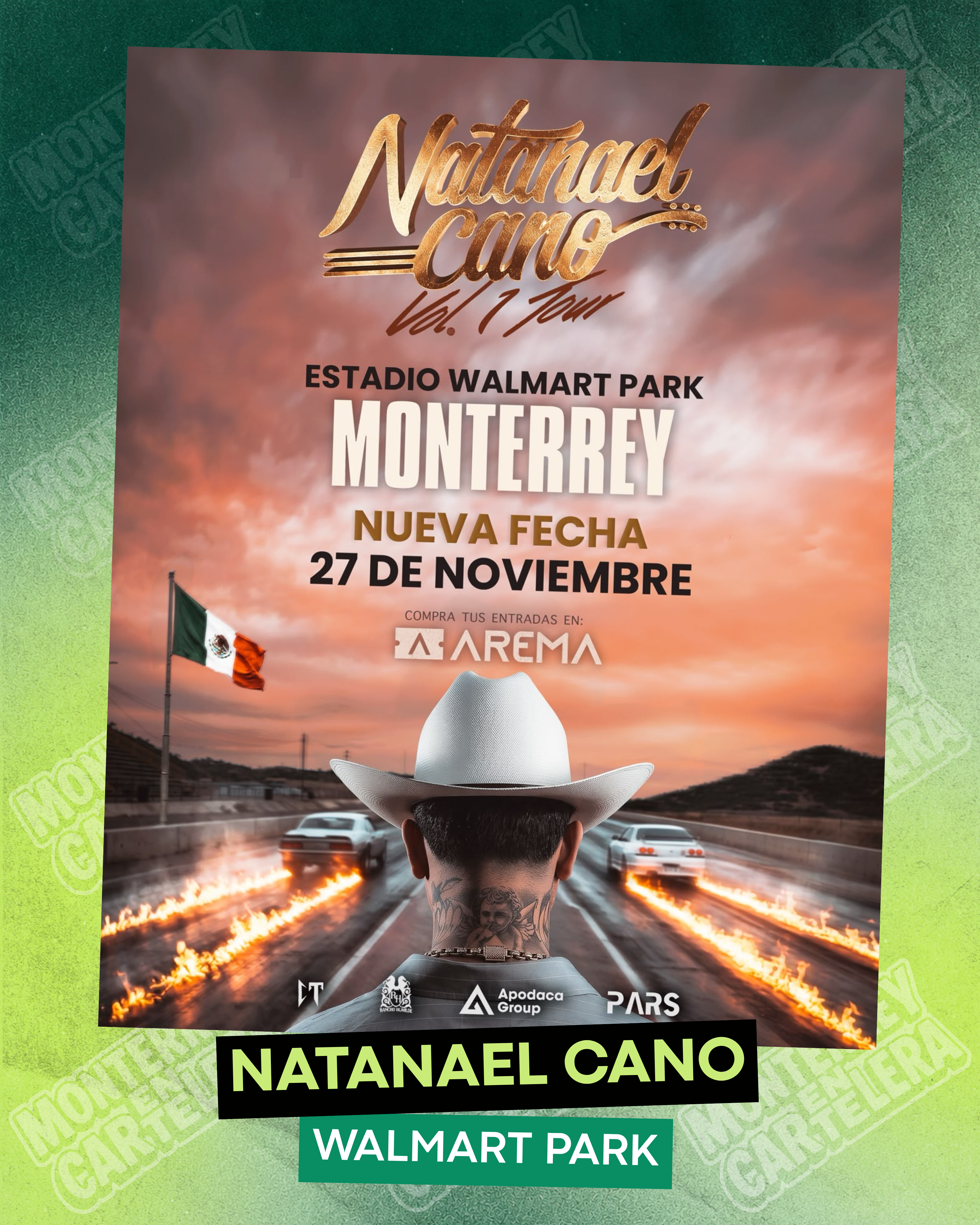 Natanael Cano regresa a Monterrey 🔥🔥