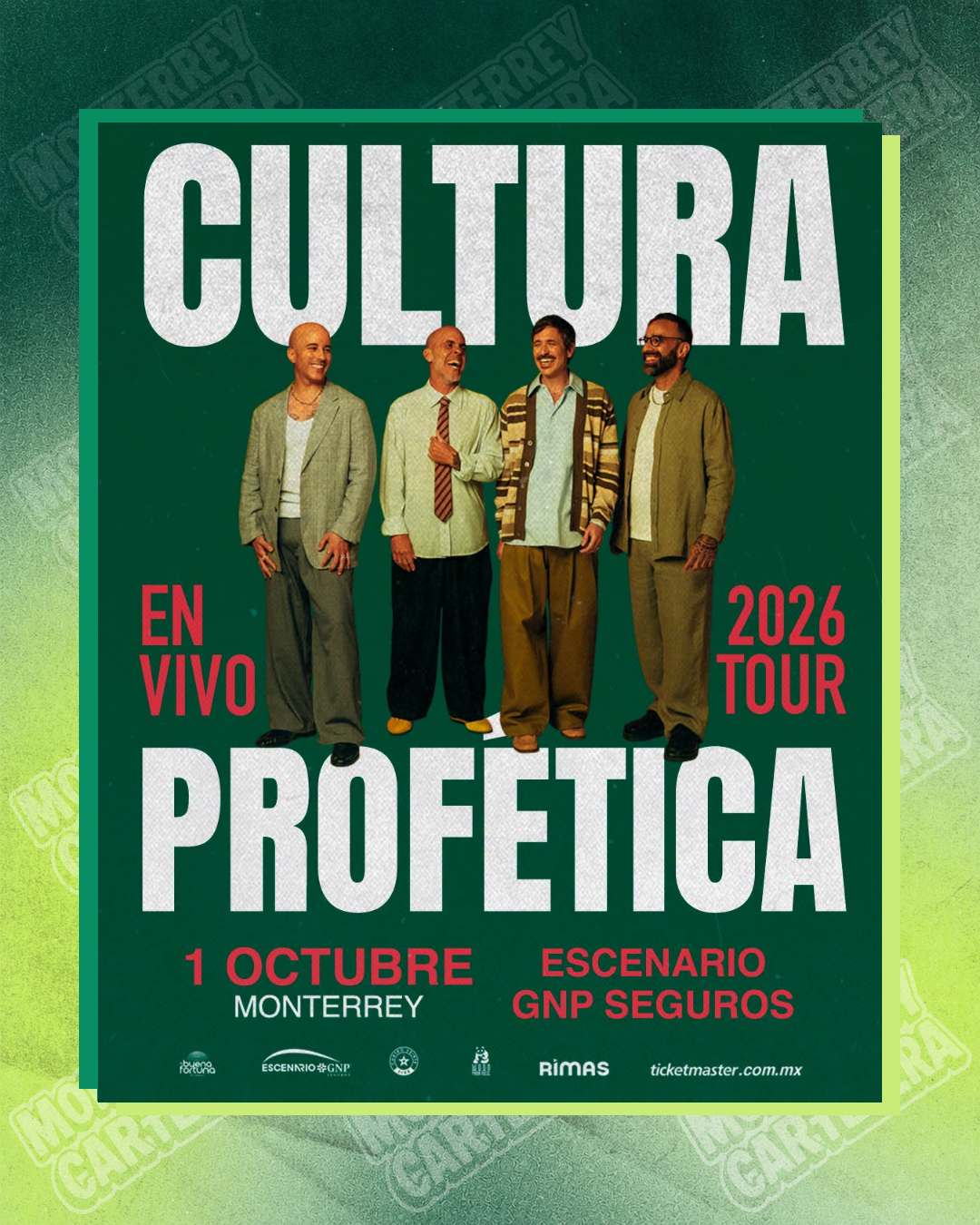1 DE OCTUBRE – CULTURA PROFÉTICA – ESCENARIO GNP SEGUROS