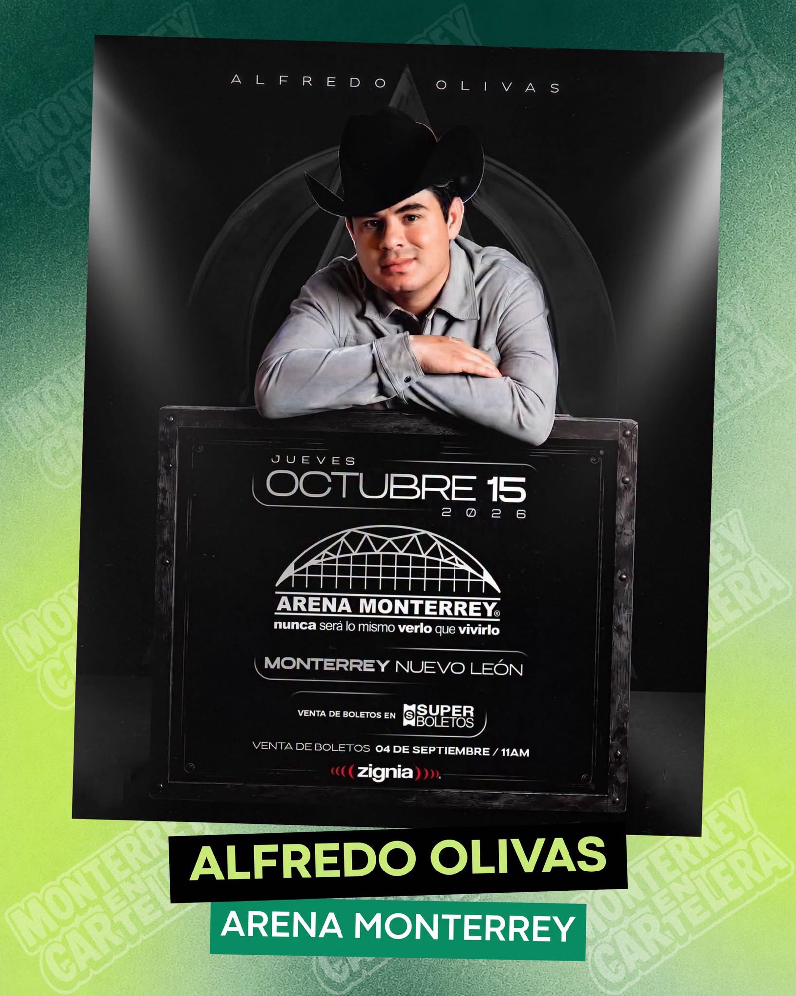 ALFREDO OLIVAS EN LA ARENA MONTERREY