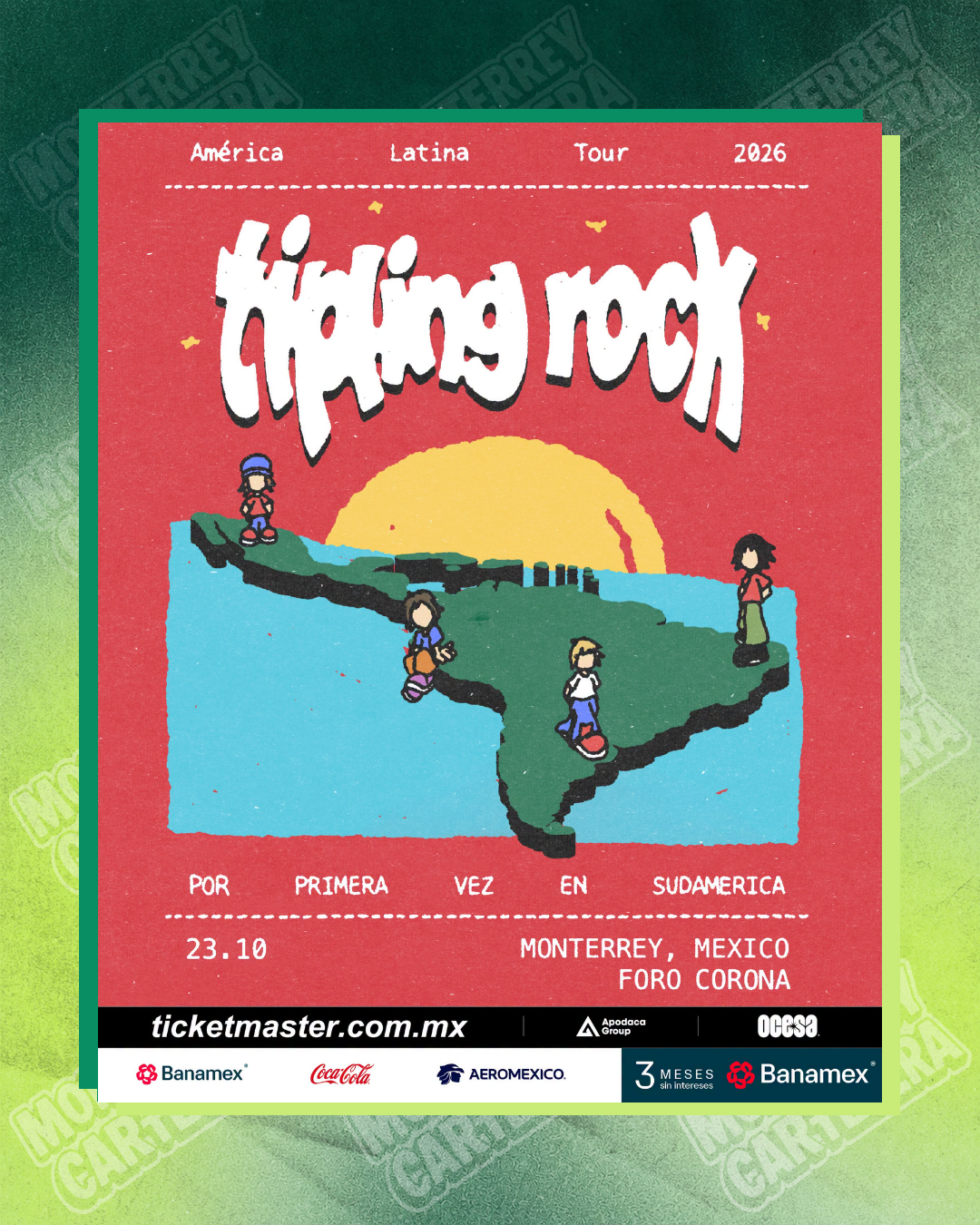 23 DE OCTUBRE – TIPLING ROCK – FORO CORONA